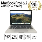 m[gp\R MacBookPro16,2 (13-inch, 2020) A2251 2.0GHzNAbhRA10Intel Core i7 32GB SSD1TB Xy[XO[  Apple  BN