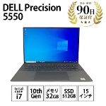 DELL Precision 5550 Intel Core i7-10850H 2.70GHz 2.70GHz 32GB SSD512GB 15C` f m[gPC CN