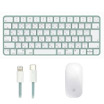 yiz Apple MagicKeyboard@A2449  MagicMouse Zbg USB-C LightningP[ut O[ Macfp Touch ID Multi-TouchΉ BN